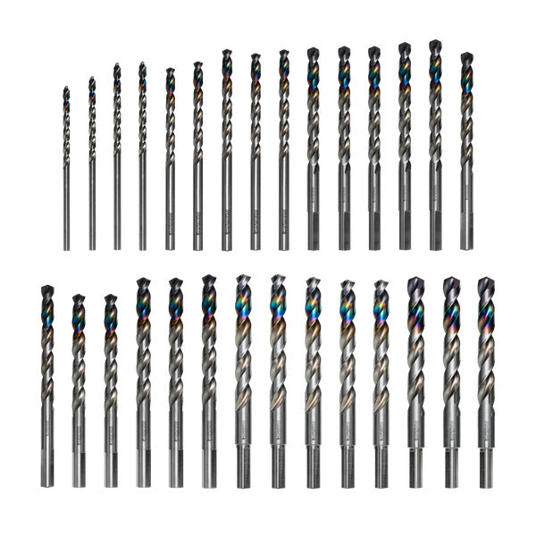 Juego de brocas Diablo DMD-S29 de 29 piezas Metal Demon™ para aceros dulces, templados e inoxidables
