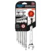 Zero Degree 38140 SAE Ultra-Precise Gearless Ratchet Wrench Set (7-Piece)