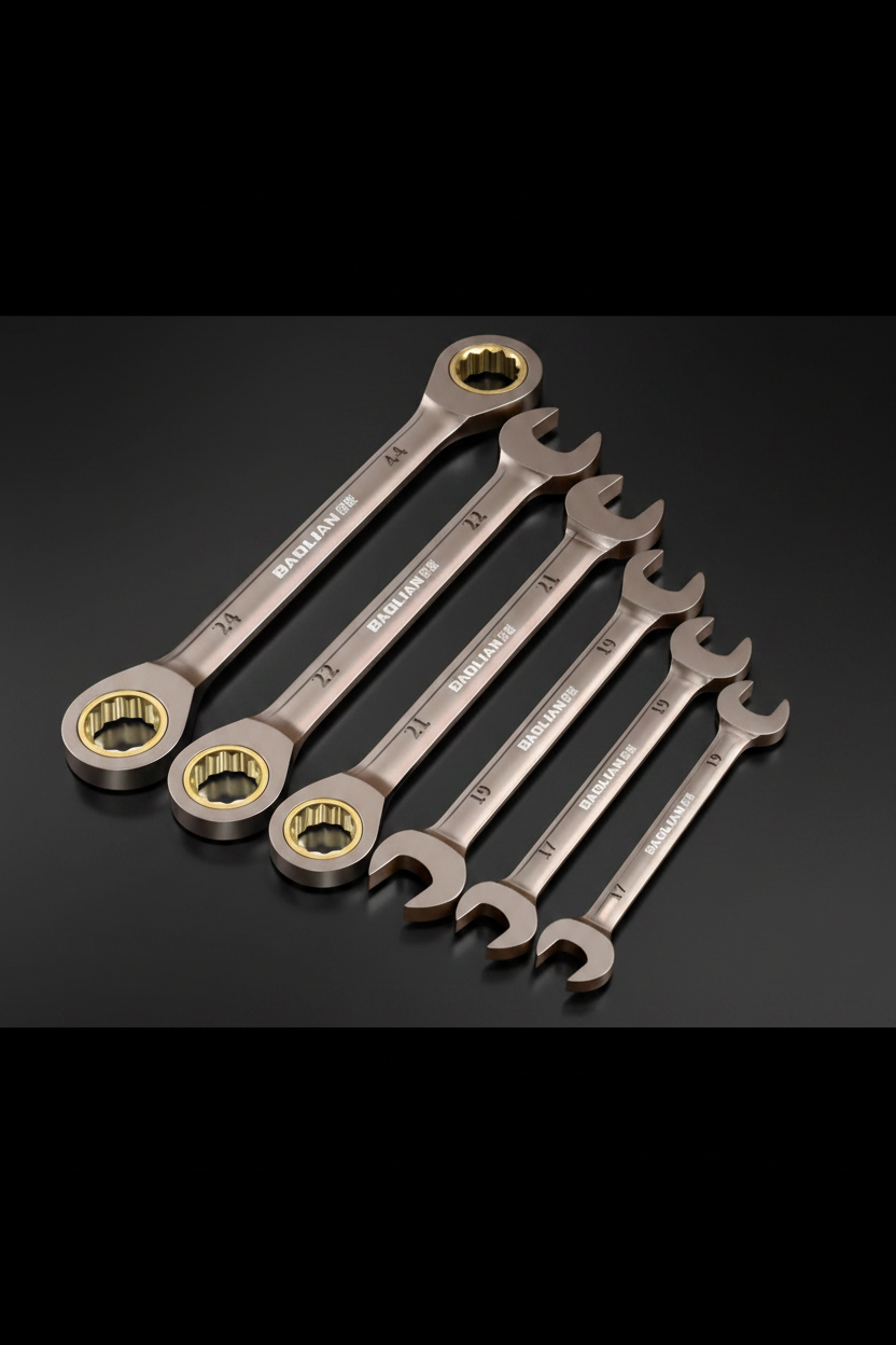 Mechanic's Metric Wrench Pack – 8mm, 10mm, 13mm, 15mm & 18mm Ratcheting Set