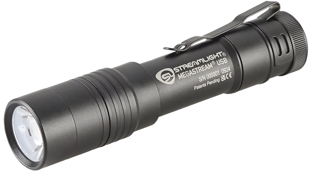 Streamlight MegaStream® Rechargeable USB LED Flashlight Black 66210