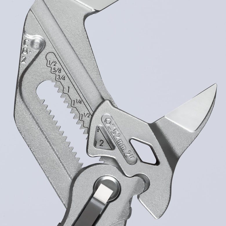 KNIPEX 00 19 55 S4 Pliers Wrench Set in Tool Roll 5 Piece – Professional Pliers Wrench Kit