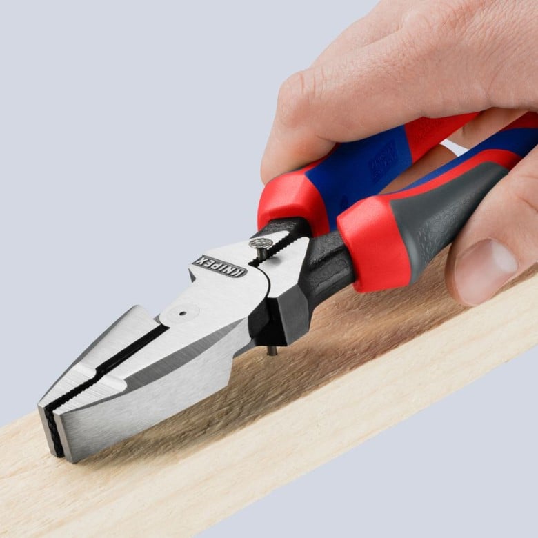 KNIPEX 09 02 240 SBA High Leverage Lineman's Pliers New England Head 9-1/2" – Electrician Grade