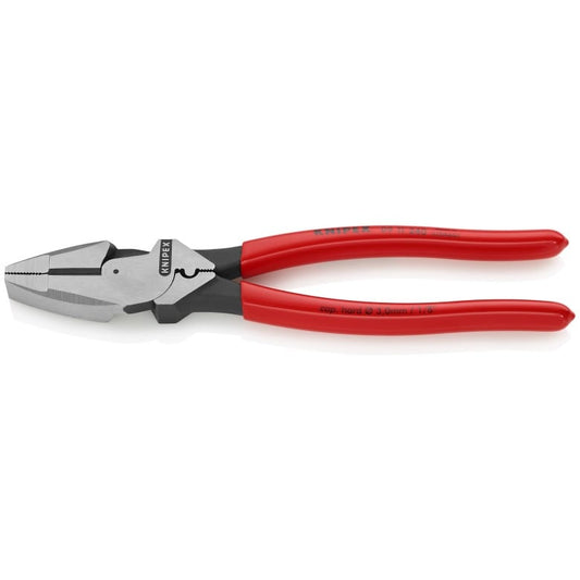 KNIPEX 09 11 240 SBA High Leverage Lineman's Pliers New England Fish Tape 9-1/2" – Electrician Grade