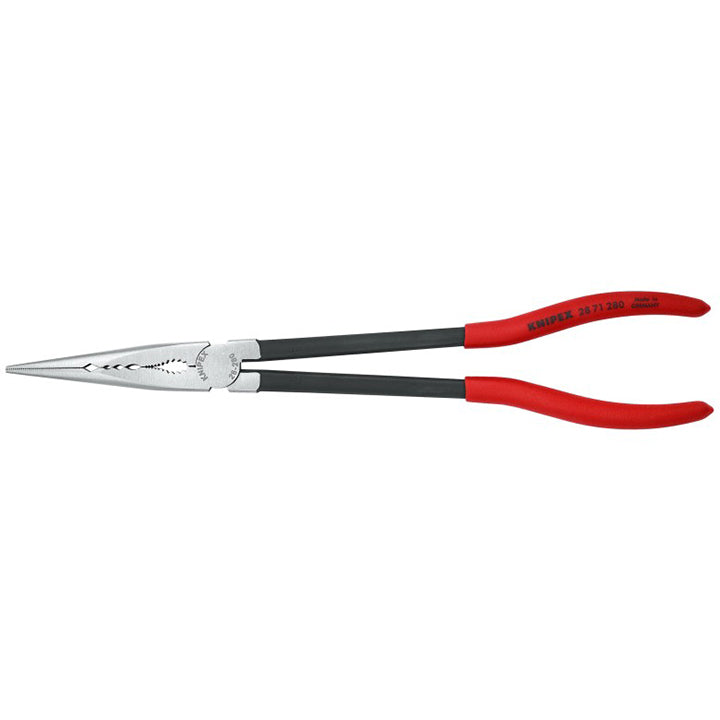 KNIPEX 28 71 280 Extra Long Needle-Nose Pliers Straight Jaws 11" – Professional Reach Pliers