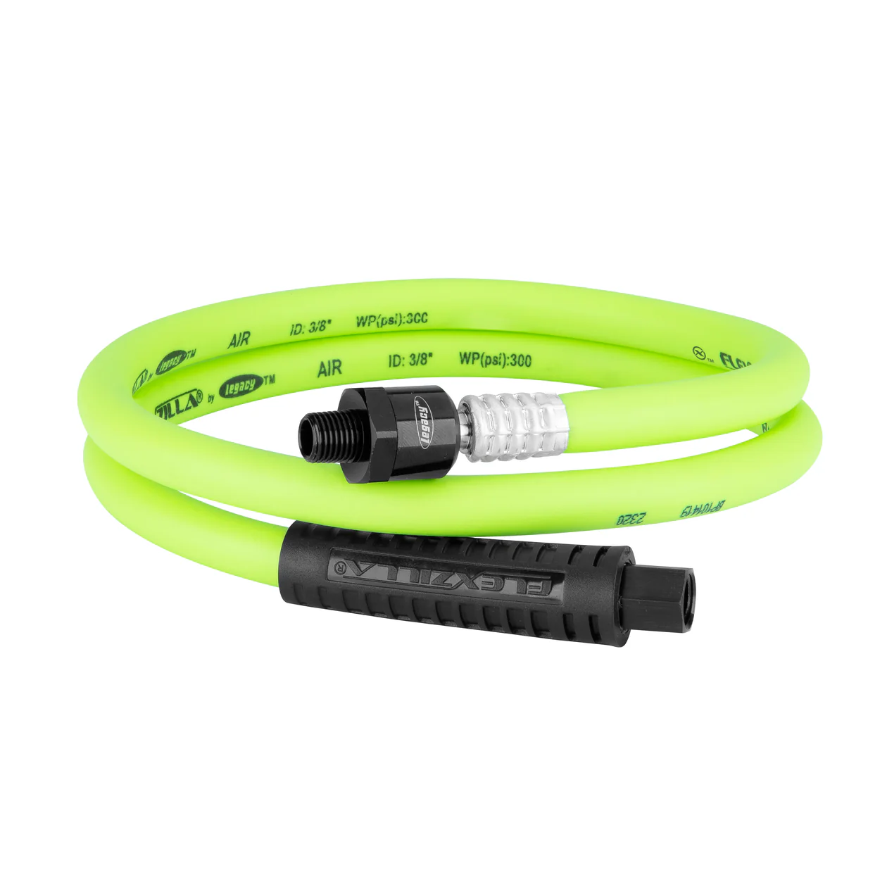Flexzilla Whip Hose with Swivel, 1/2" x 4' — HFZ1204YW4S