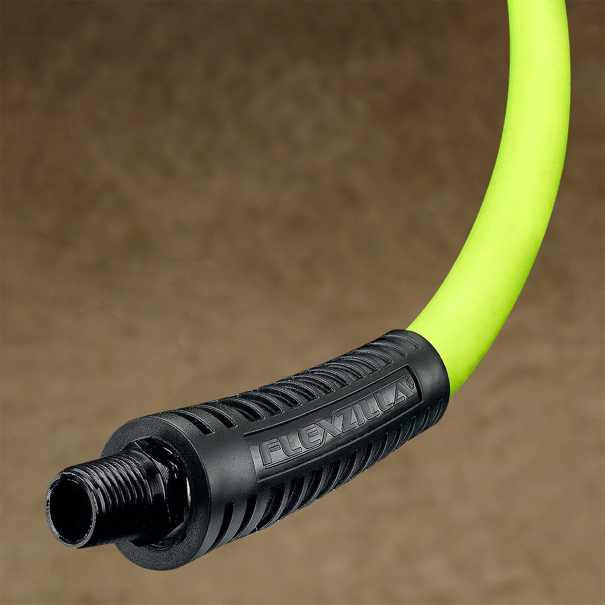 Flexzilla Heavy Duty Air Hose, 1/2" x 50', 1/2" MNPT Fittings — HFZ1250YW4