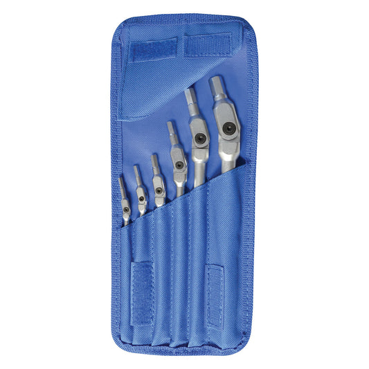 Bondhus 00010 Chrome Pivot Head Metric HexPro Wrench Set (6-Piece)