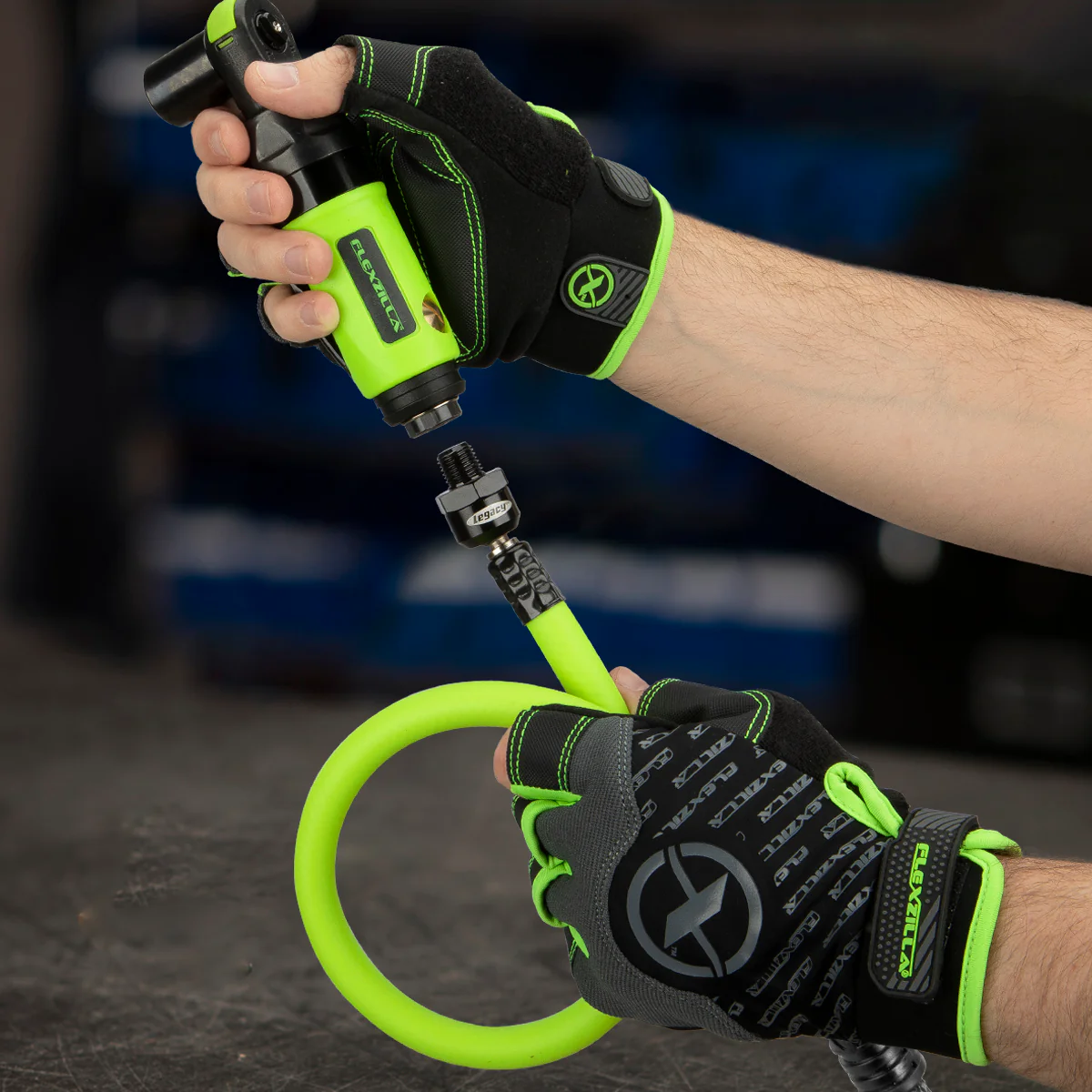 Flexzilla Whip Hose with Swivel, 1/2" x 2' — HFZ1202YW4S