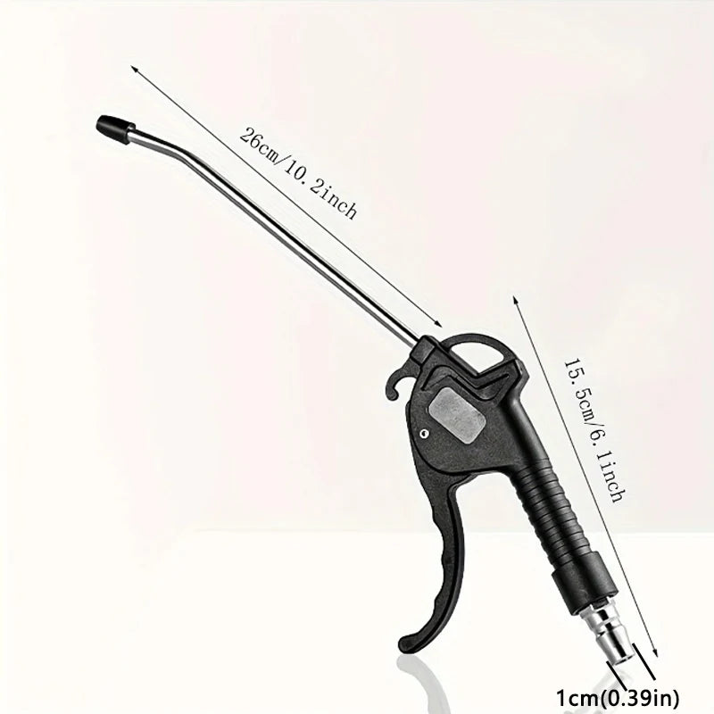 Heavy-Duty Air Blow Gun – High Flow Compressor Blower with Angled Nozzle | Short & Long Style