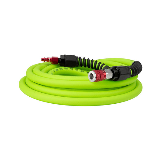 Flexzilla Pro Air Hose, 3/8" x 25', ColorConnex Type D Red Fittings