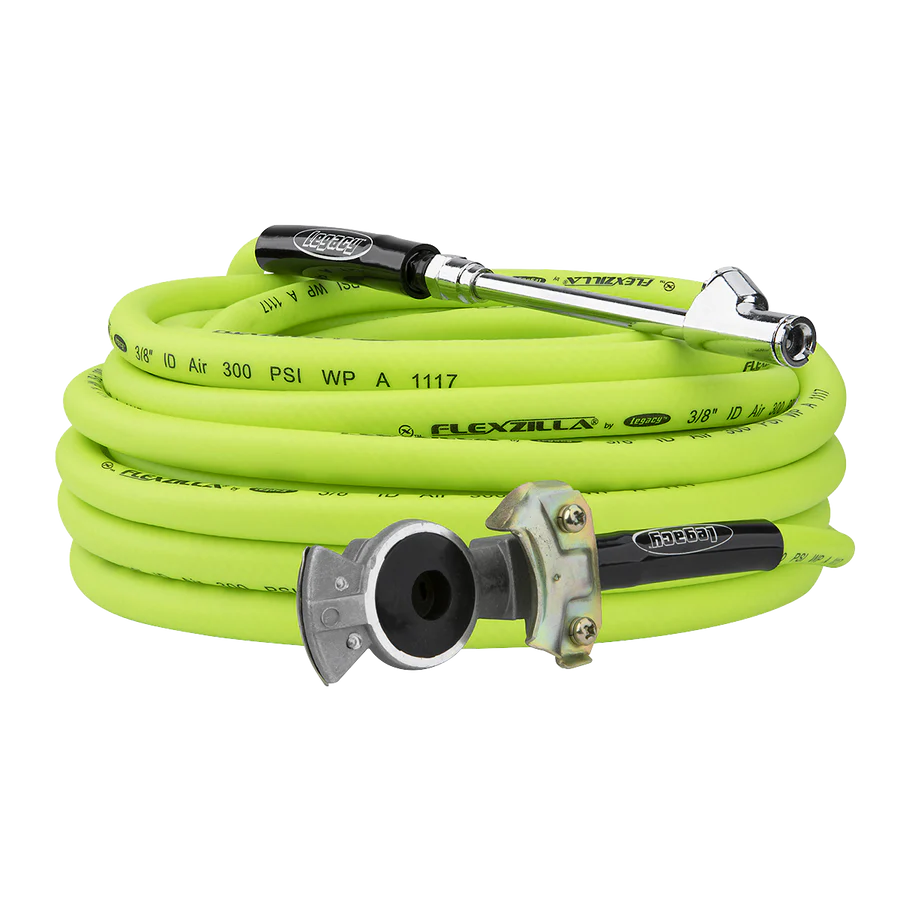 Flexzilla Heavy Duty Truck Tire Inflator Kit with 3/8" x 50' Hose