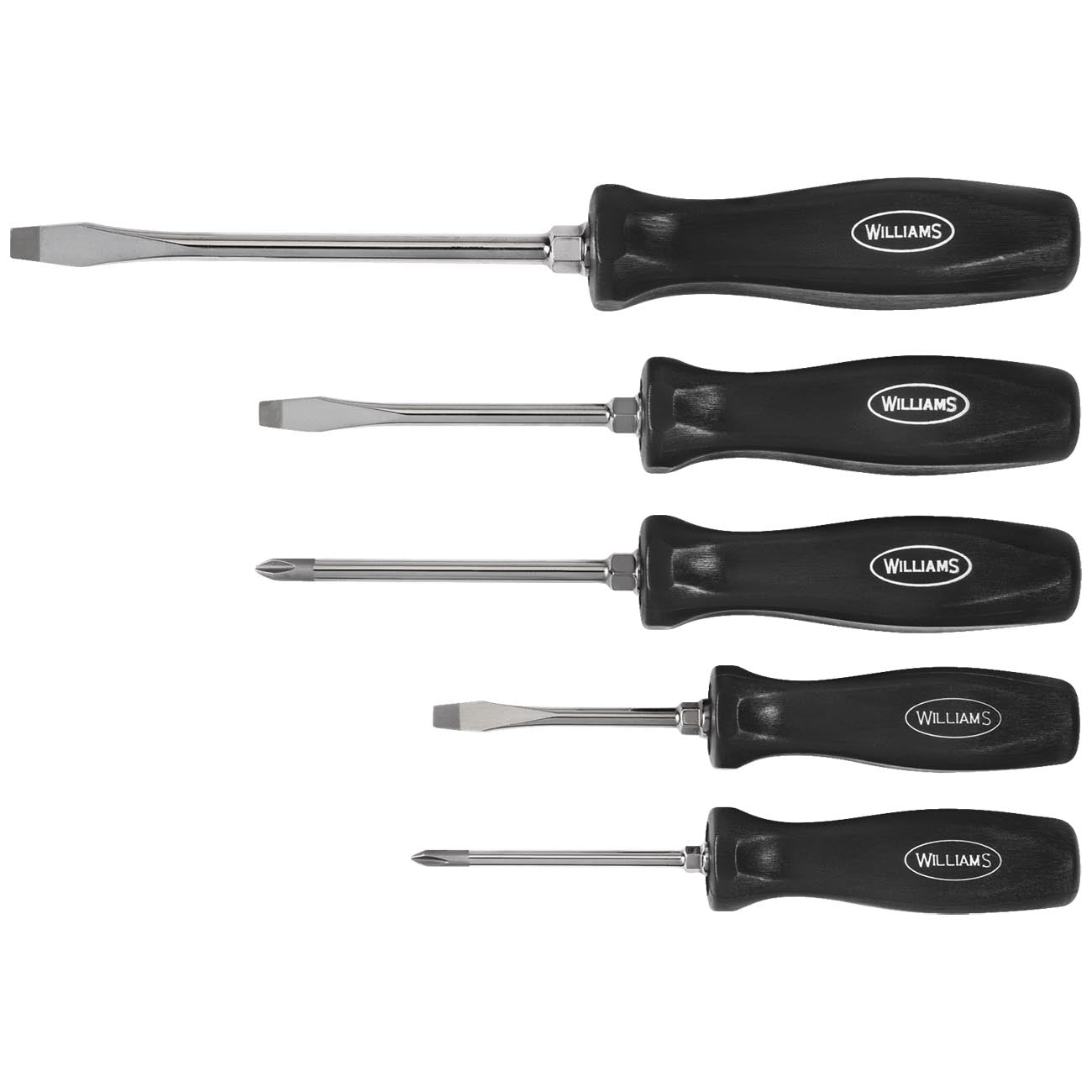 Williams Endurogrip Mixed Screwdriver Set, 5 Piece
