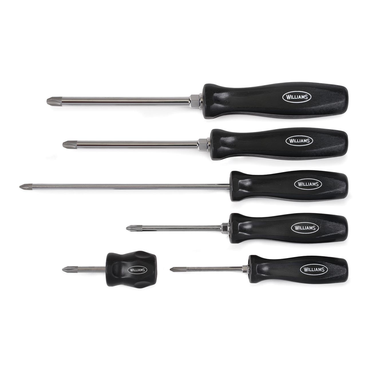 Williams Endurogrip Phillips Screwdriver Set, 6 Piece