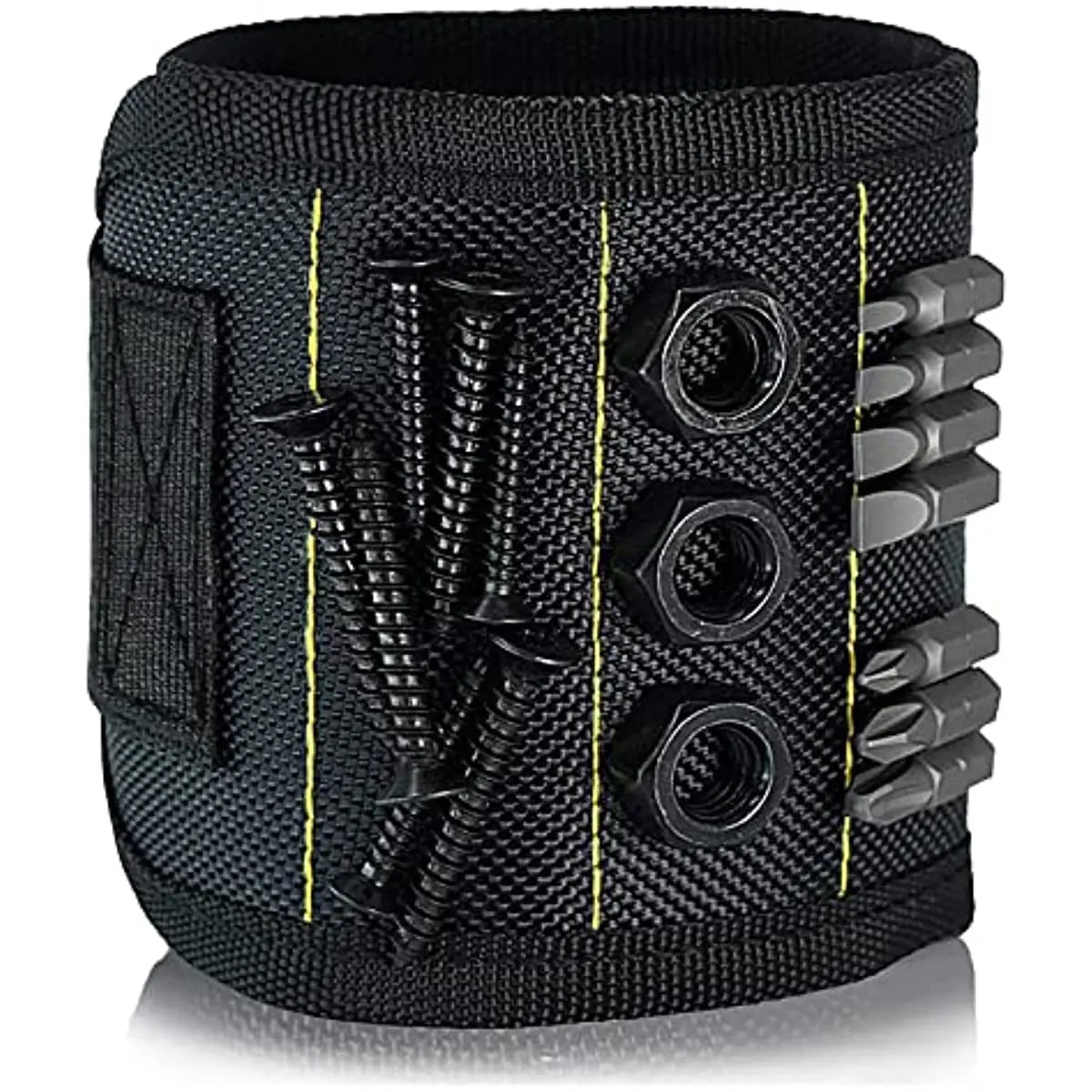 Magnetic Wristband Tool Holder – Strong Magnet Wrist Strap for Screws, Nails & Drill Bits