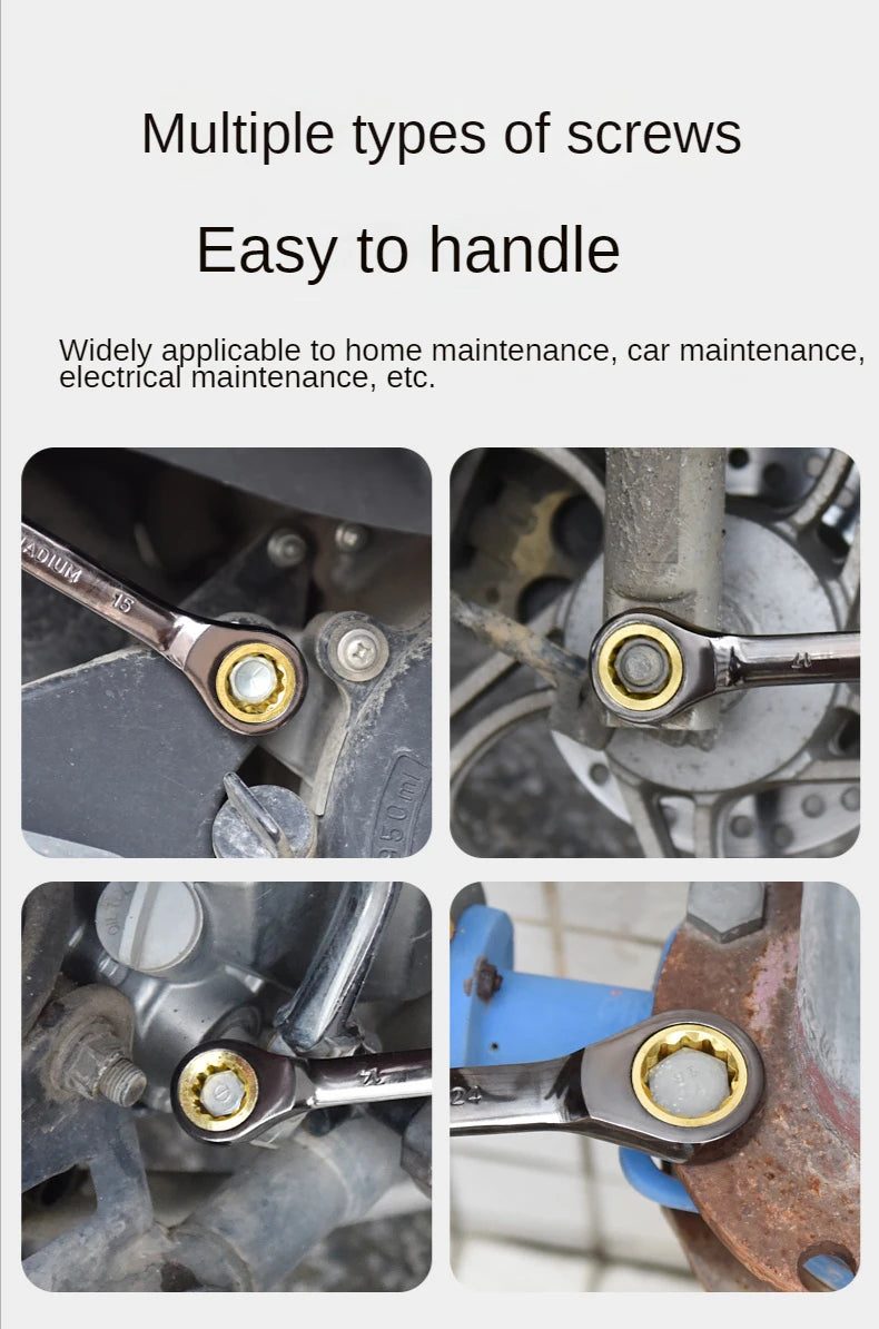 Ratcheting Wrench Set 6-30mm