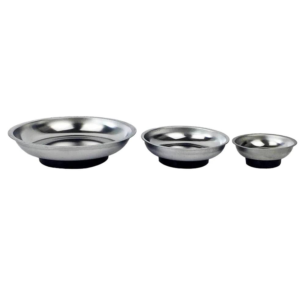 Magnetic Parts Tray – Stainless Steel (3", 4", or 6")