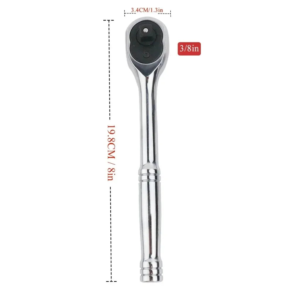 24-Tooth Quick Release Ratchet Wrench