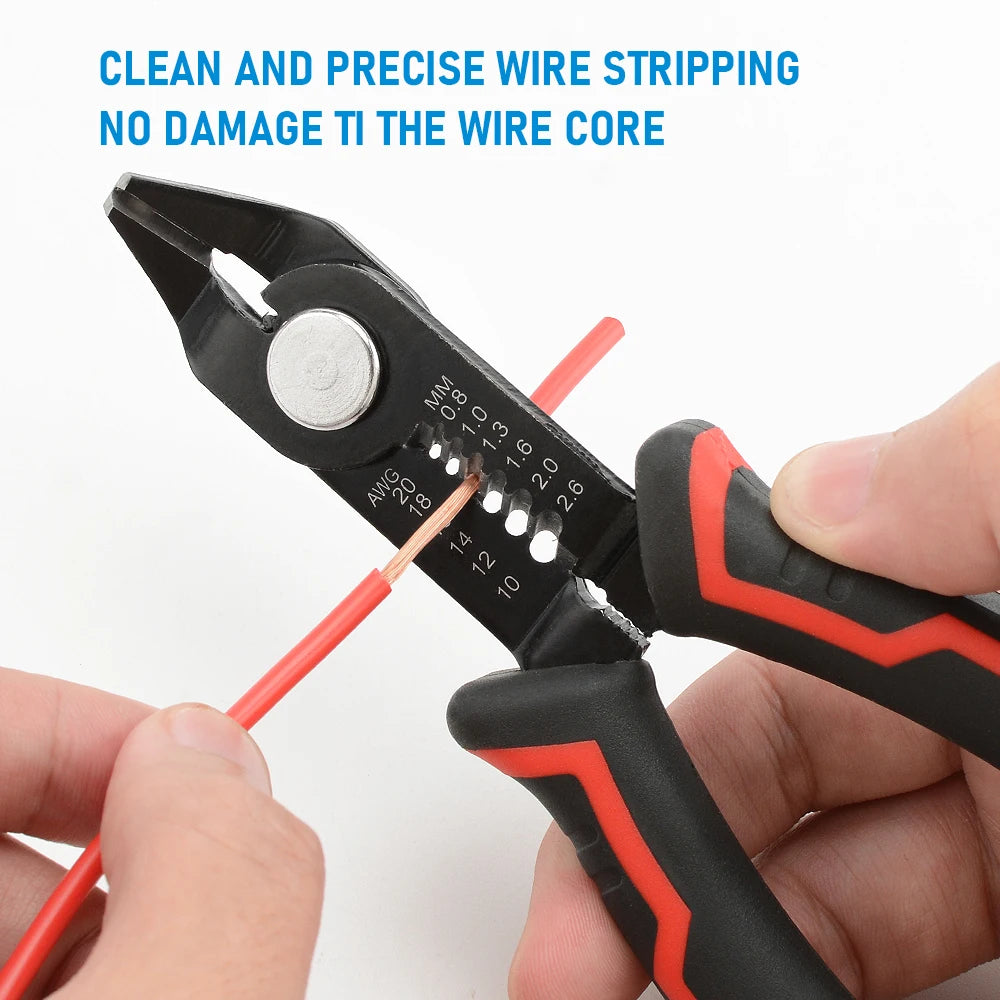 Automatic Wire Stripper Pliers – Self-Adjusting Cable Crimper & Cutter for Electricians