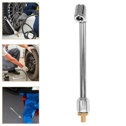 Multi-Function Tire Inflator Air Chuck – Quick Connect for Car & Motorcycle