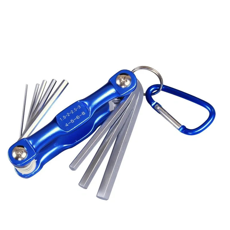Folding Hex & Torx Wrench Set – Portable Pocket Allen Key Tool for Mechanics & Fleet Techs