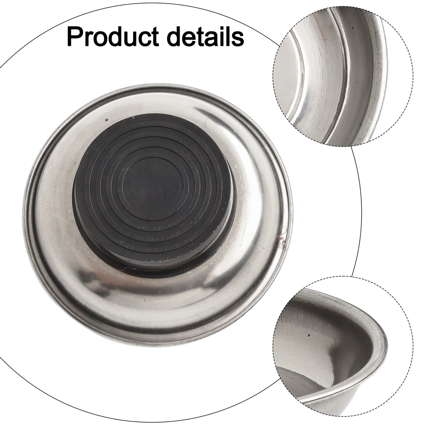 Magnetic Parts Tray – Stainless Steel (3", 4", or 6")