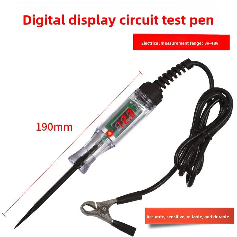 Automotive LED Test Pen – Voltage & Circuit Tester 12V–70V for Car & Truck Repair