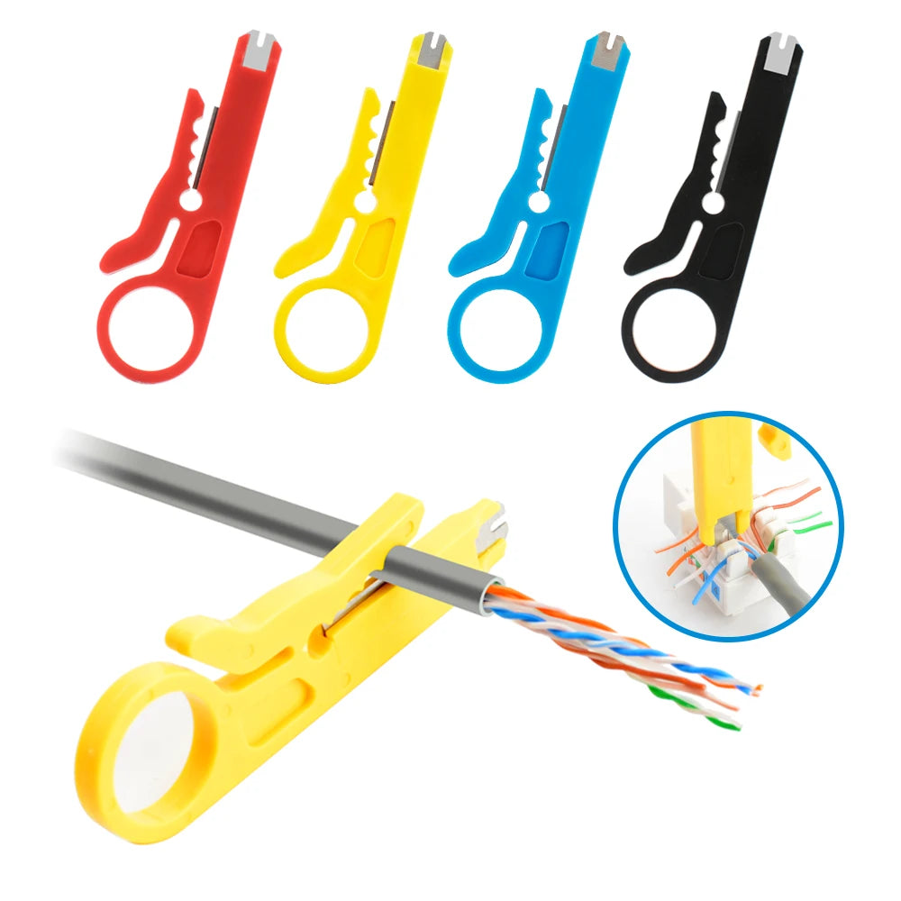 Multifunctional Wire Stripper Knife – Cable Stripping, Crimping & Cutting Multi-Tool for Electricians
