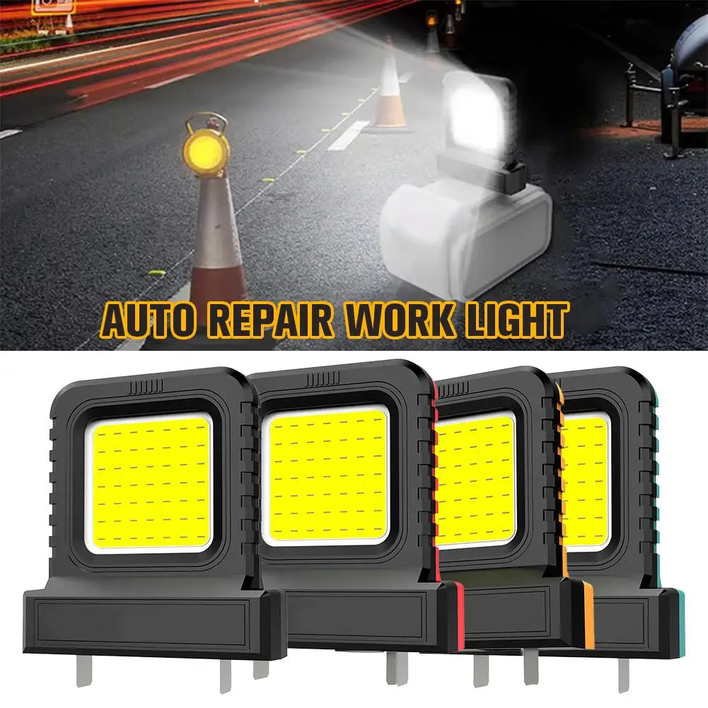 LED Work Light – Compatible with Makita, Dewalt, Milwaukee & More (18V–21V)
