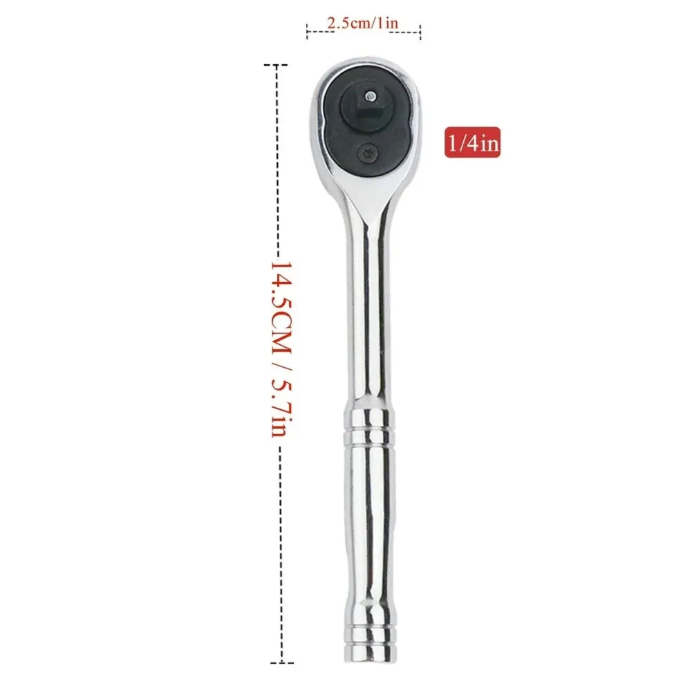 24-Tooth Quick Release Ratchet Wrench