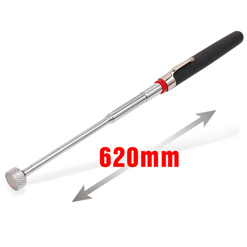 Telescopic Magnetic Pickup Tool with LED – Extendable Magnet Pen for Screws, Nuts & Bolts (Up to 31 in / 79 cm)