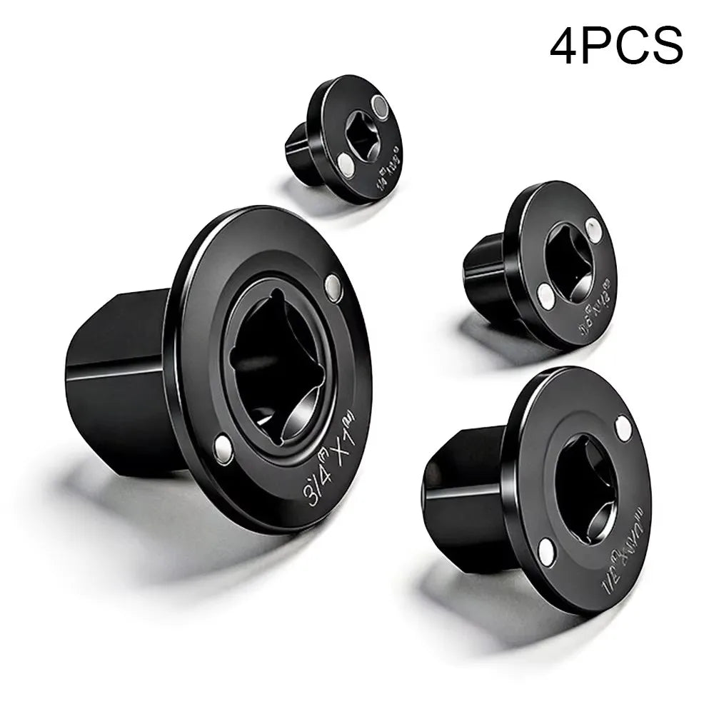 4-Pc Impact Socket Adapter Set – 1/4", 3/8", 1/2" & 3/4" Drive Reducer & Converter