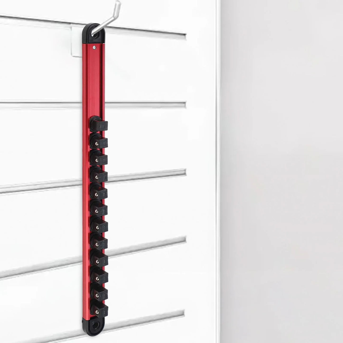 Magnetic Socket Rail – 360° Swivel Holder for 1/4, 3/8 & 1/2 Drive