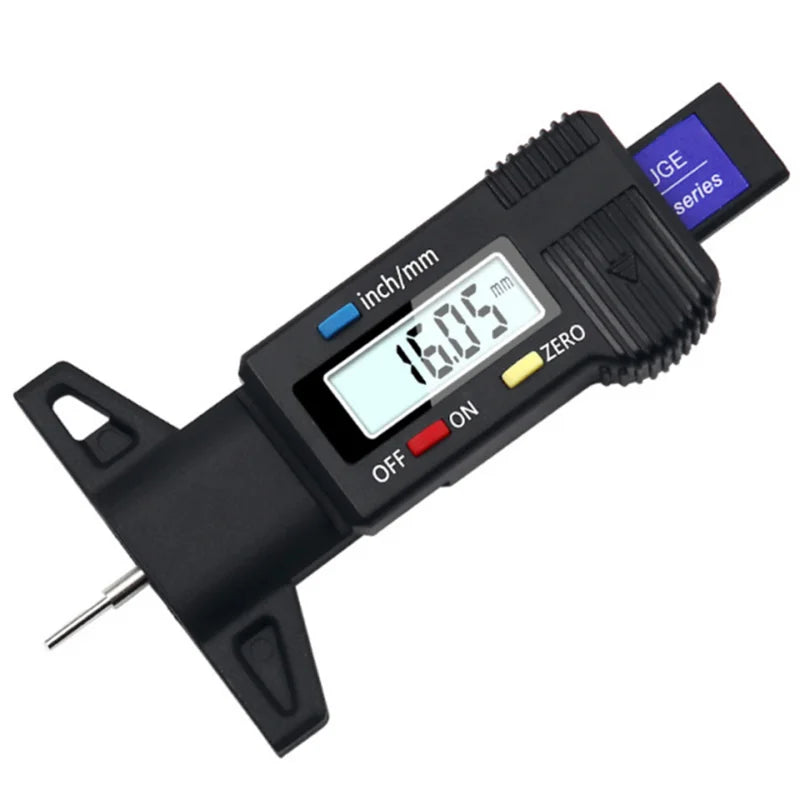 Digital Tire Tread Depth Gauge (0–25mm LCD) – Fleet & Mechanic Tool