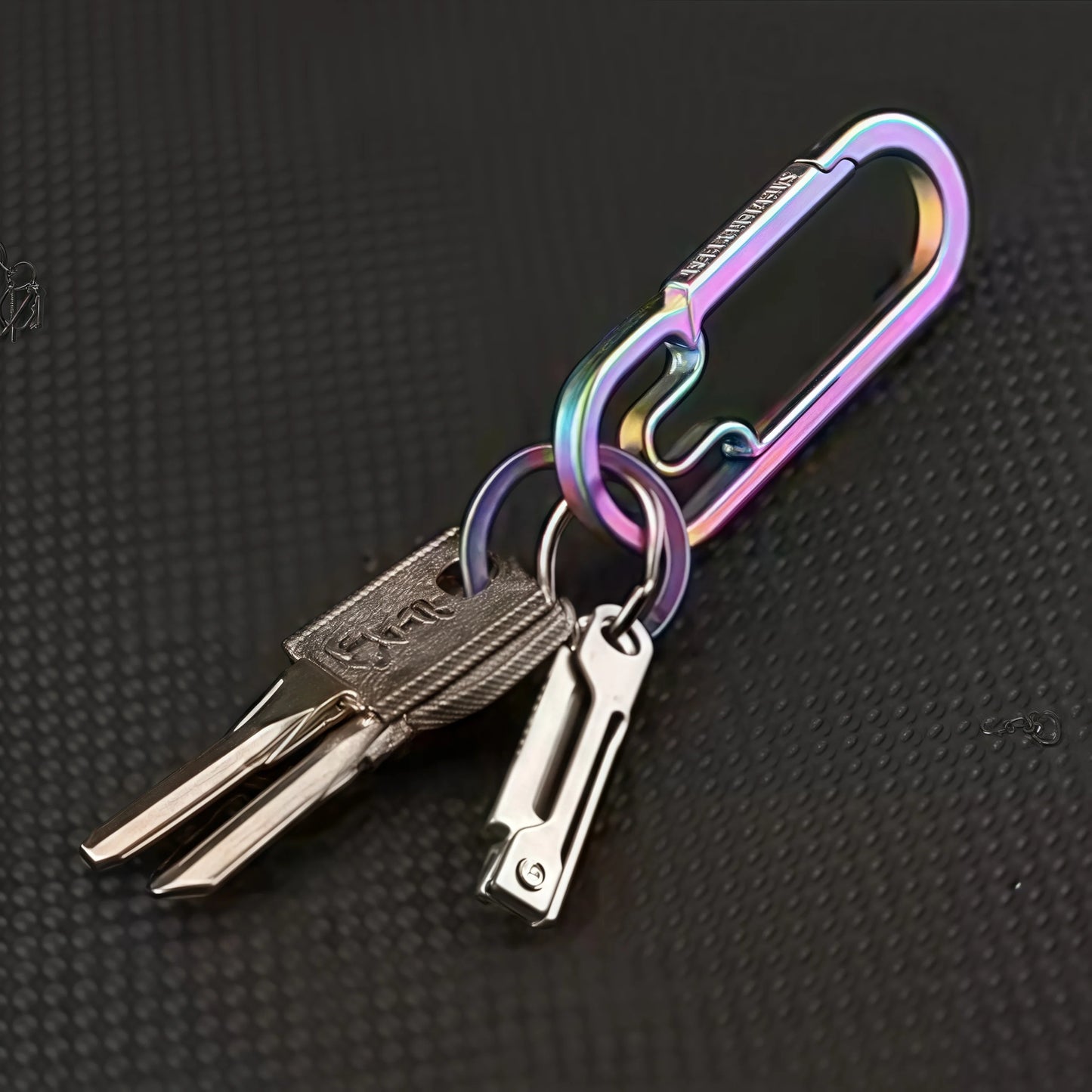 Stainless Steel Mini Folding Pocket Knife — EDC Keychain Knife for Camping, Hiking & Everyday Carry