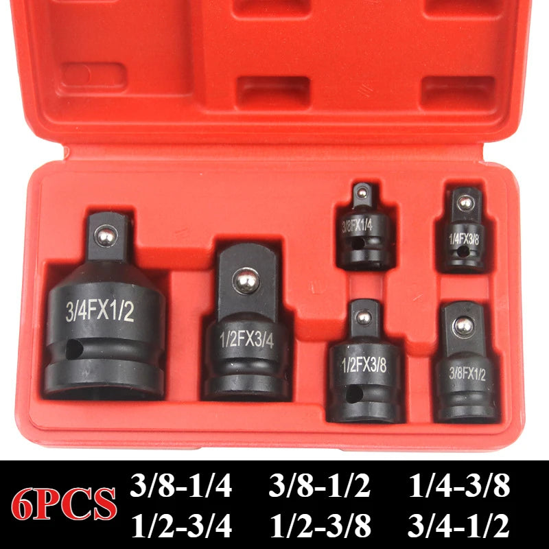 Universal Socket Joint & Adapter Set – 90° & 360° Swivel U-Knuckle | 1/4", 3/8" & 1/2" Drive | Single & Multi-Piece Kits