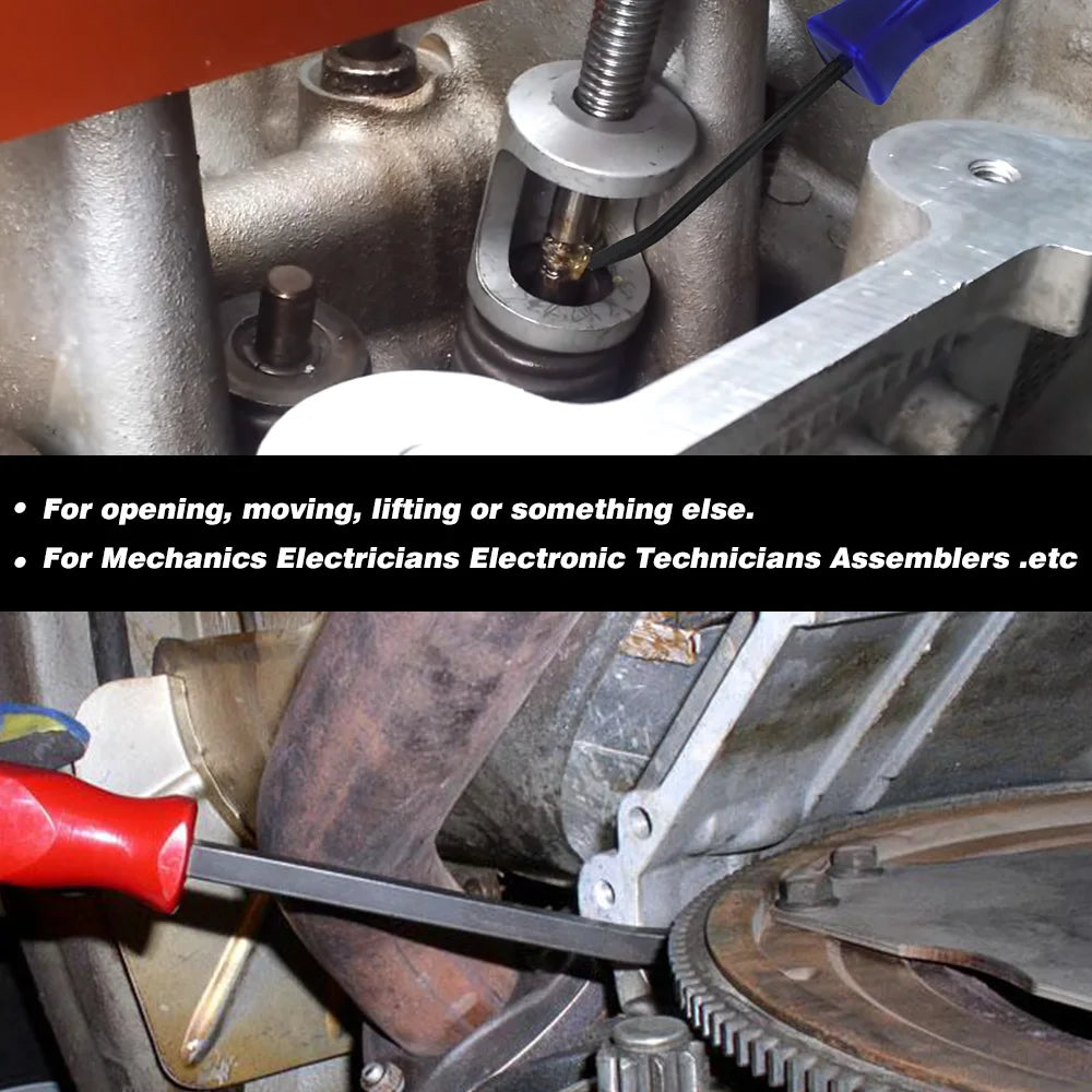 Pocket Pry Bar Angled 4-Sided – Auto Trim & Panel Removal Tool