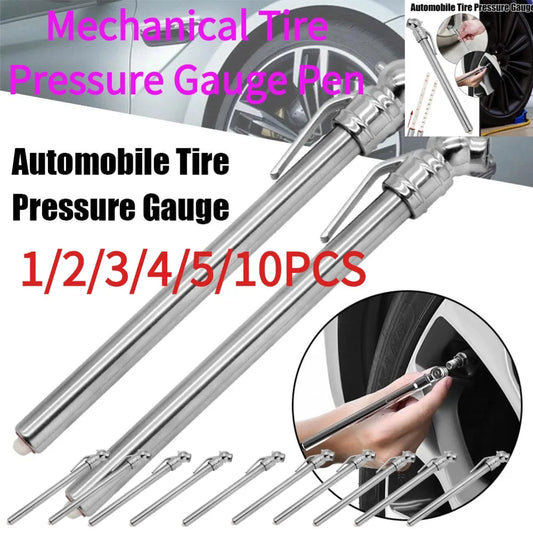 Mechanical Tire Pressure Gauge Pen (0–300 PSI)