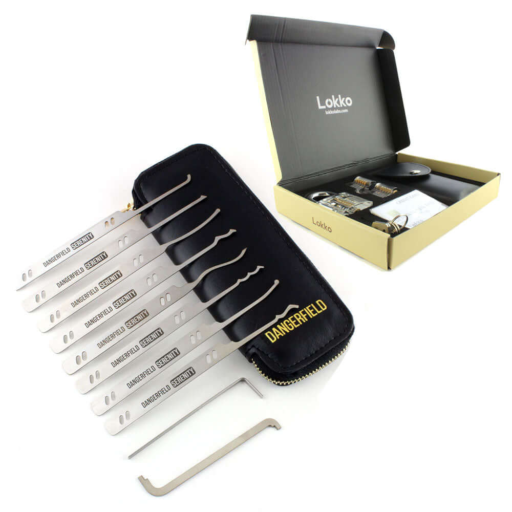 Dangerfield Serenity Lock Pick Set - Core Lock Picks and Tensioners for all pickers
