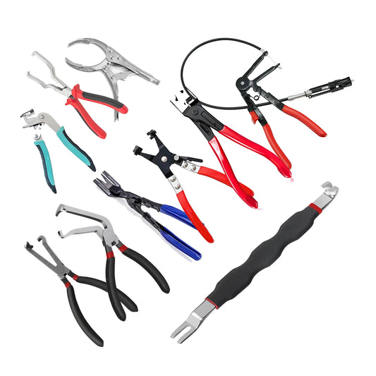 Car Disassembly Tools – Hose Clamp, Fuel Line & Trim Removal Pliers for Auto Mechanics