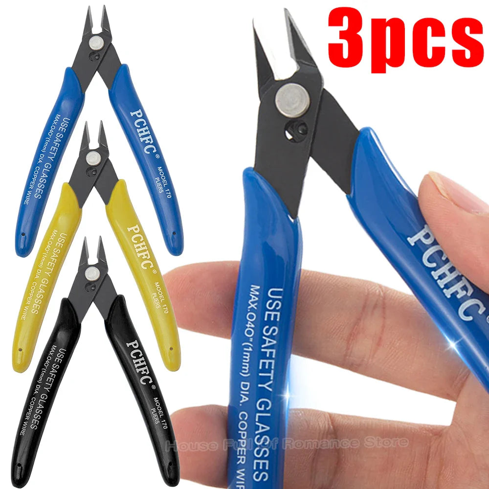 Electrician's Field Kit – Wire Stripper, Diagonal Pliers & Voltage Tester