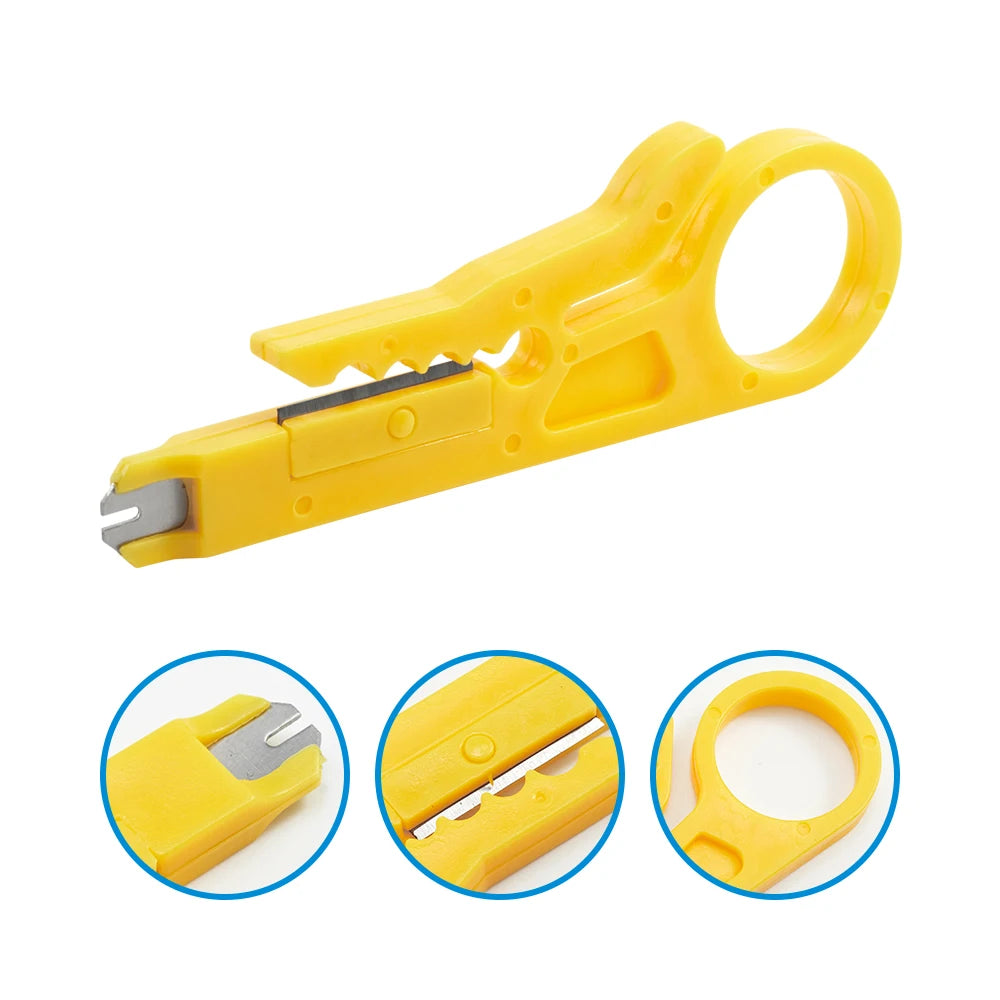 Multifunctional Wire Stripper Knife – Cable Stripping, Crimping & Cutting Multi-Tool for Electricians