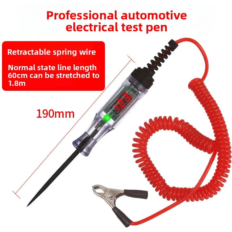 Automotive LED Test Pen – Voltage & Circuit Tester 12V–70V for Car & Truck Repair