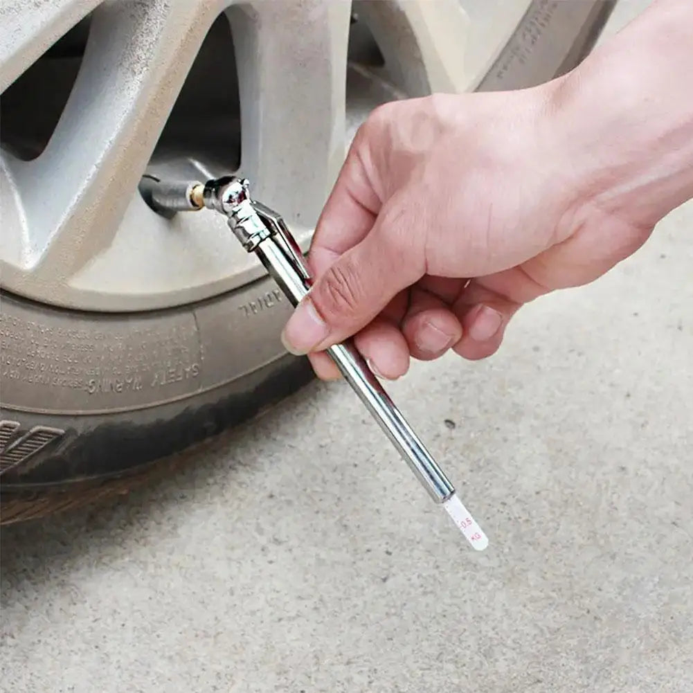 Mechanical Tire Pressure Gauge Pen (0–300 PSI)