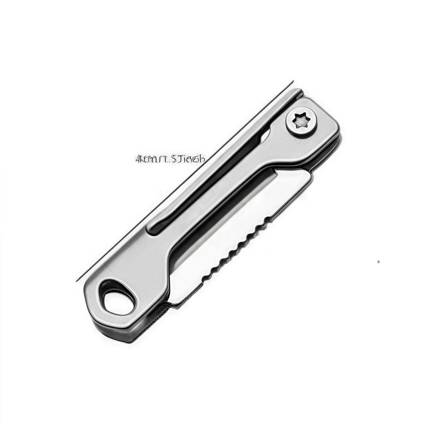 Stainless Steel Mini Folding Pocket Knife — EDC Keychain Knife for Camping, Hiking & Everyday Carry
