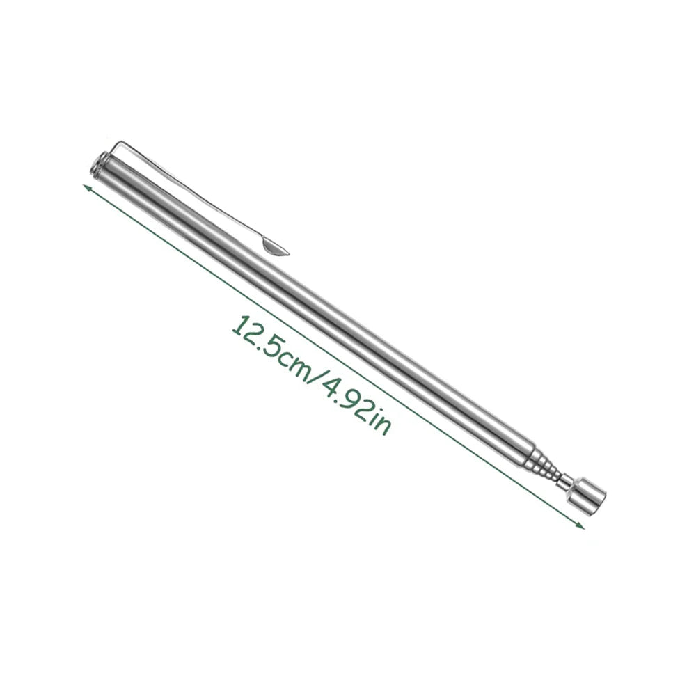 Telescopic Magnetic Pickup Tool with LED – Extendable Magnet Pen for Screws, Nuts & Bolts (Up to 31 in / 79 cm)
