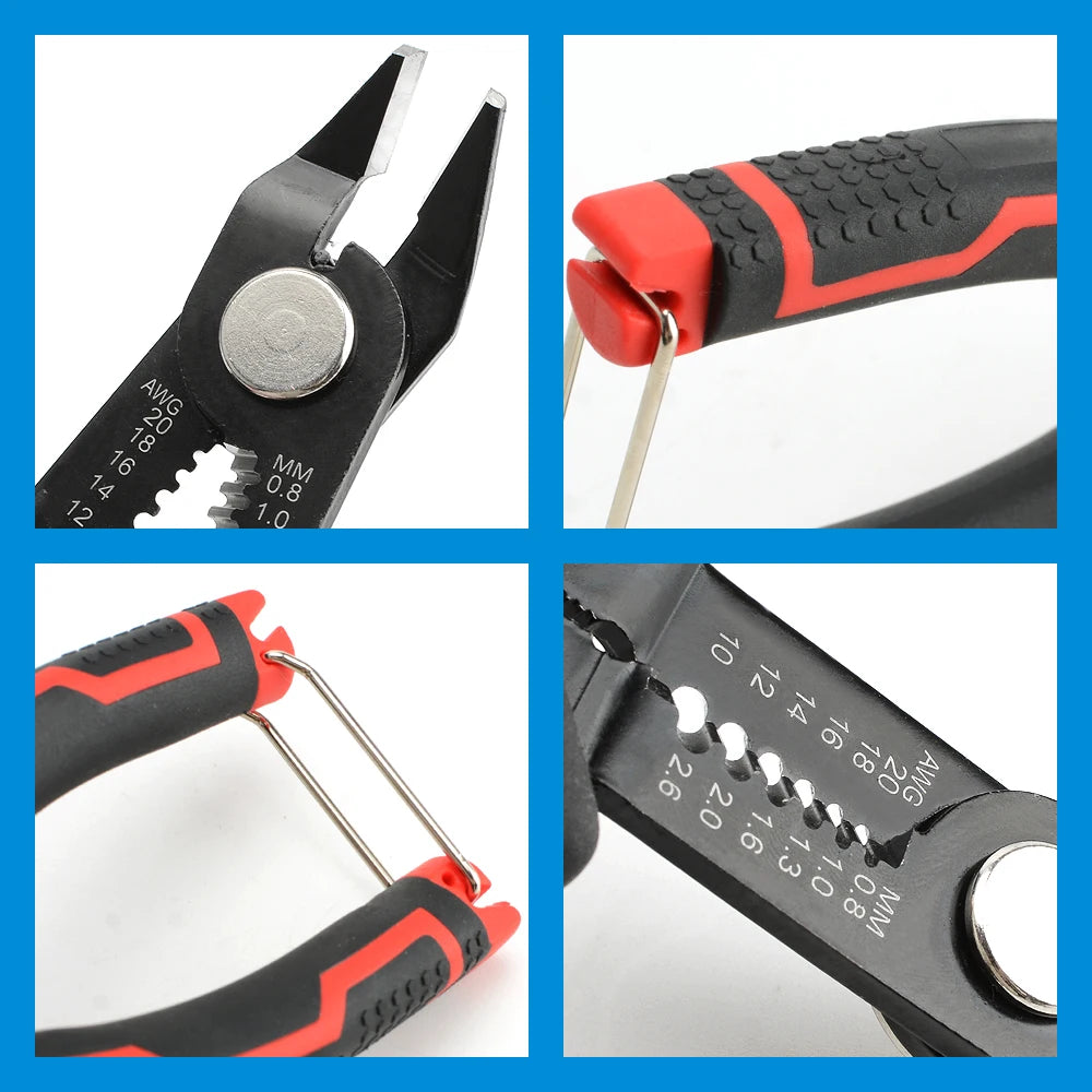 Automatic Wire Stripper Pliers – Self-Adjusting Cable Crimper & Cutter for Electricians