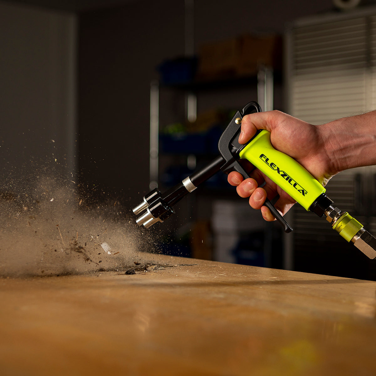Flexzilla X1™ Blow Gun Kit, ZillaGreen, 10-Piece — AG1500FZKIT