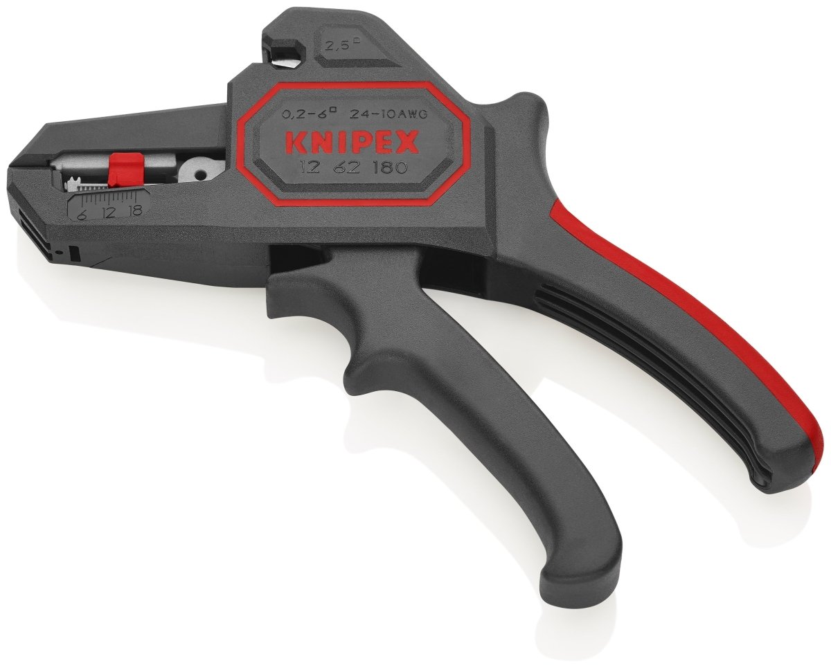 Knipex Pelacables Automáticos 7 1/4" 10-24 AWG 12 62 180