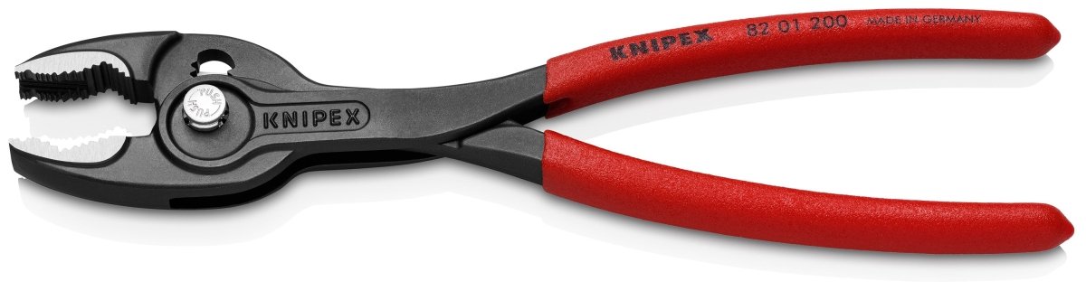 Knipex Alicates TwinGrip de Articulación Deslizante de 8 Pulgadas – Herramienta de Grado Profesional (82 01 200)