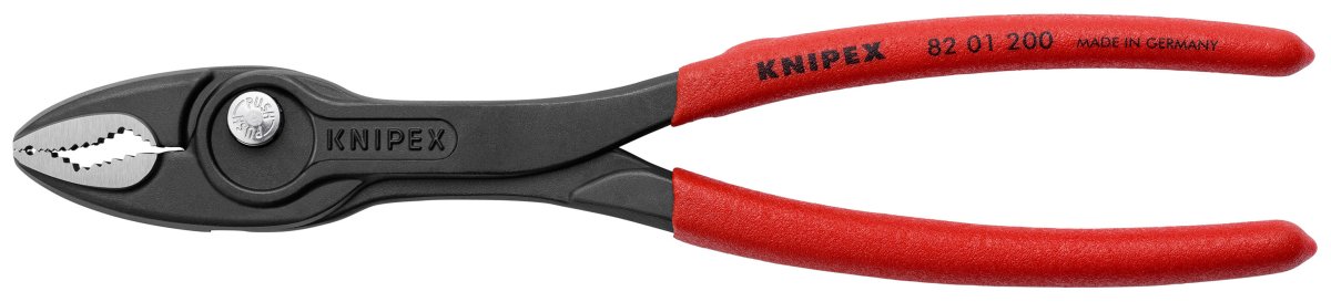 Knipex Alicates TwinGrip de Articulación Deslizante de 8 Pulgadas – Herramienta de Grado Profesional (82 01 200)